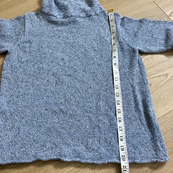 Eileen Fisher linen blend cowl neck sweater size XS - Picture 6 of 6